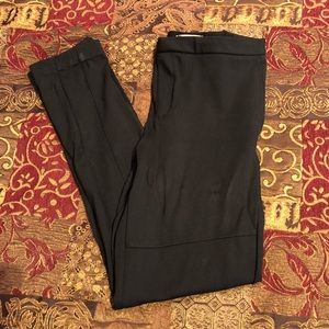 Blue Spice Women’s Stretchy Leggings Style Zip Up Black Pants Juniors Size 11